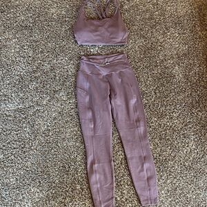 Women's Bombshell Purple Activewear Set